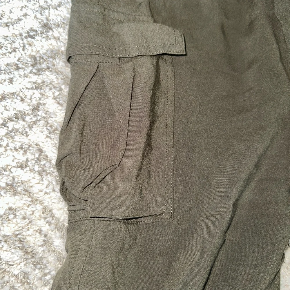 Hippie Rose Olive Green Joggers - Picture 4 of 8